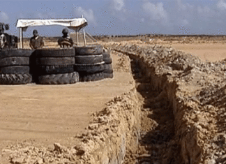Frontière Tuniso-algérienne : les travaux de la barrière de sécurité achevés