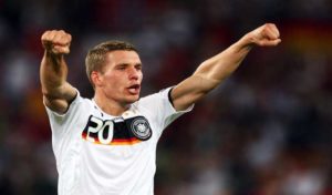 Allemagne – Angleterre: Podolski marque pour ses adieux