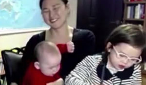 L’expert de la BBC déstabilisé par ses enfants: La femme asiatique sur la vidéo est ma femme non la nounou