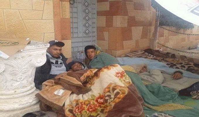 Kairouan : 7 jeunes hommes en grève sauvage de la faim cousent leur bouche