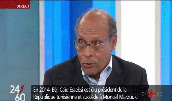 Moncef Marzouki: “Tous ces gens, actuellement au pouvoir, partiront en 2019”, vidéo