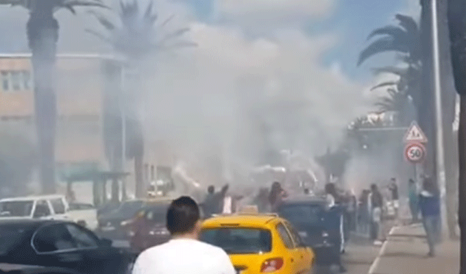 Vidéo : De la fumée à l’avenue Mohamed V provoque la terreur chez les passants