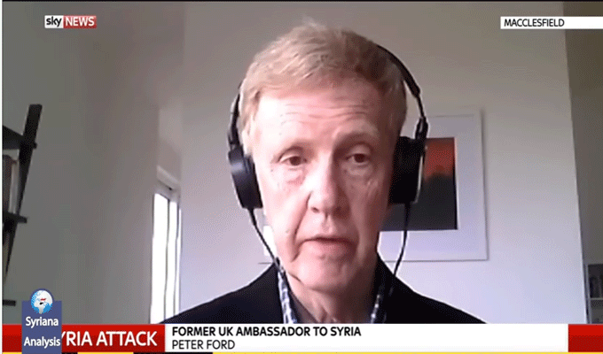 L’ex ambassadeur britannique en Syrie, Peter Ford : Assad n’est pas l’auteur de l’attaque chimique