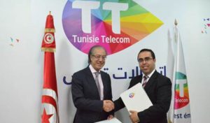 Signature de convention triennale entre Tunisie Télécom et le Groupe Carte