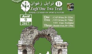 La manifestation “Zagh’One Two Trail”, le 9 avril à Zaghouan