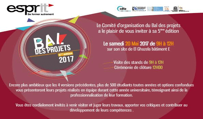 5ème édition du “Bal des projets d’Esprit 2017”