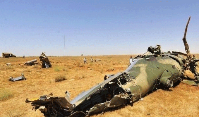 Algérie: Crash d’un hélicoptère militaire