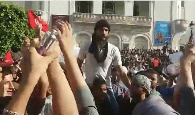 Ricoba rejoint la manifestation à Tunis pour soutenir la cause des manifestants d’El Kamour
