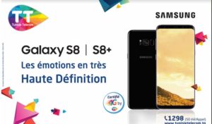 Les packs Samsung Galaxy S8/S8+ sont disponibles chez Tunisie Télécom