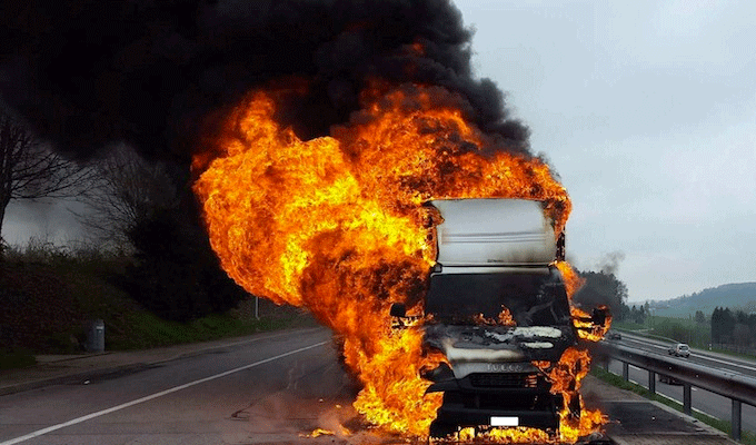Autoroute Tunis-Sousse : Une Collision entre deux camions paralyse la circulation