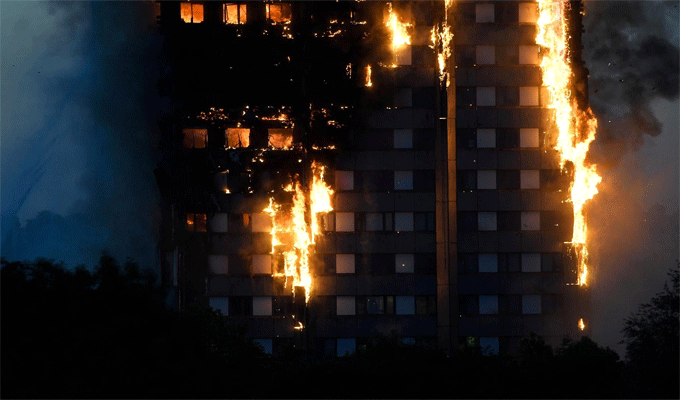 Londres : Un incendie dans une tour d’habitation fait plusieurs morts, photos