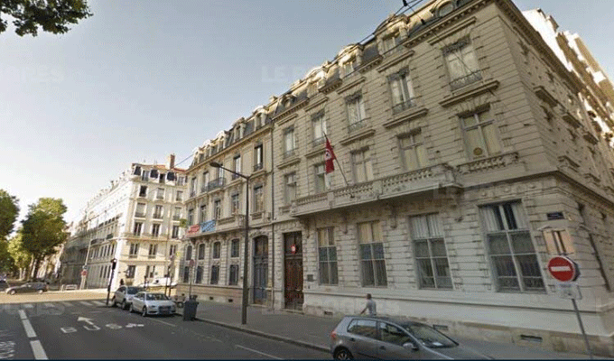 Vol avec effraction au Consulat de Tunisie à Lyon