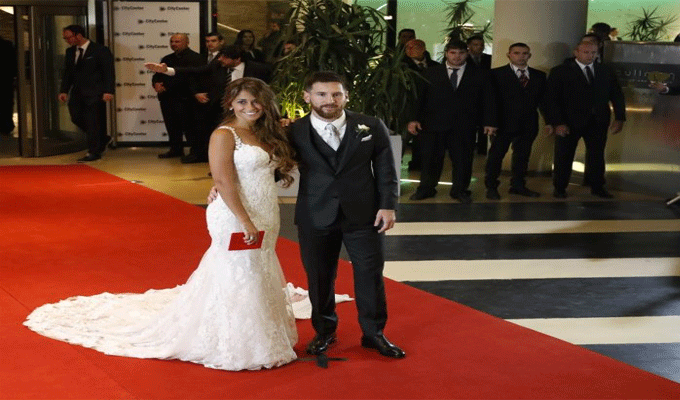 En photo : Mariage de Lionel Messi et Antonella Roccuzzo