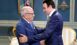 Beji Caid Essebsi reçoit Saber Rebai