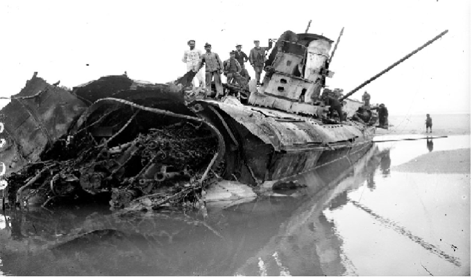 Belgique : Découverte d’un sous-marin allemand datant de la Première Guerre mondiale
