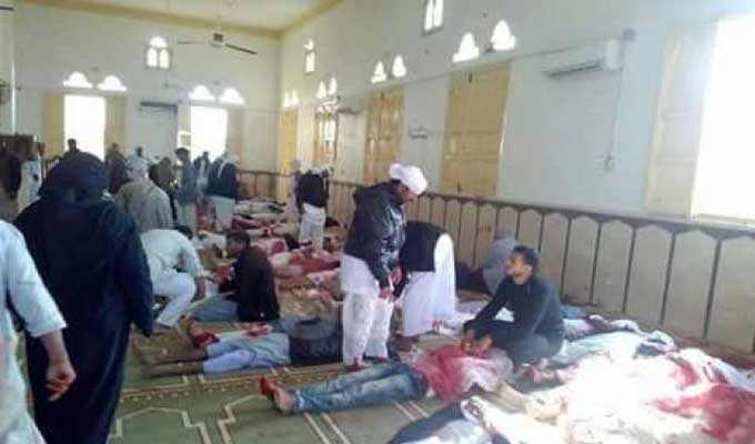 La Tunisie fustige le lâche attentat terroriste contre une mosquée dans le nord de Sinaï
