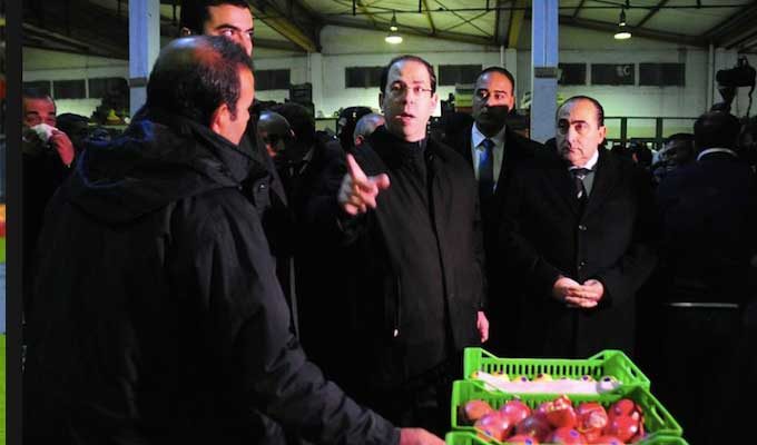 Youssef Chahed : Intensifier les opérations de contrôle pour lutter contre la pratique de la monopolisation des légumes