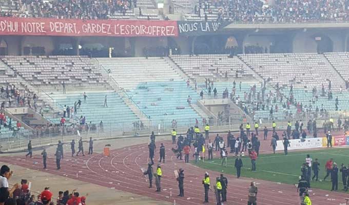 Incidents au stade de Radès: Garde à vue prolongée pour les 66 suspects arrêtés