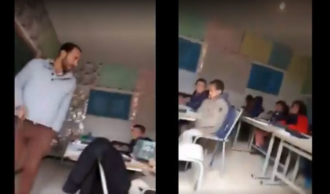 Tunisie: Scène de maltraitance dans une école