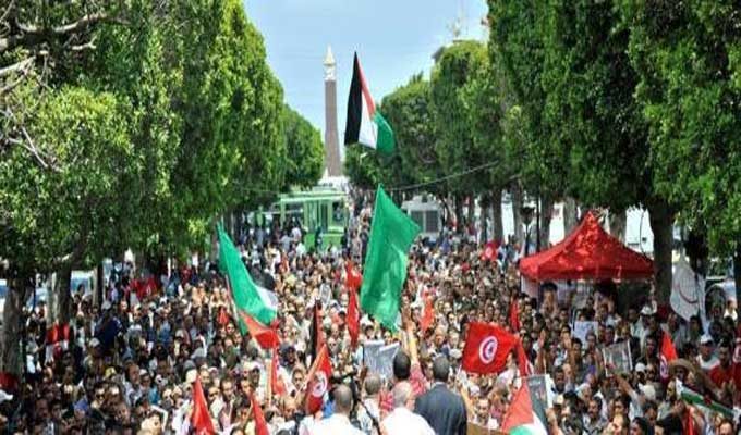 Tunisie: Rassemblement pour soutenir le projet de loi sur la criminalisation de la normalisation avec l’entité sioniste