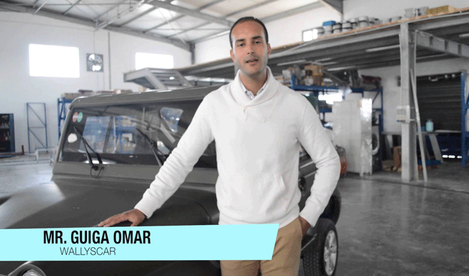 Omar Guiga, fabricant de la voiture tunisienne “Wallyscar”, lauréat du concours d’innovation organisé par le FMI