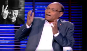 Quand Moncef Marzouki se compare à Winston Churchill!