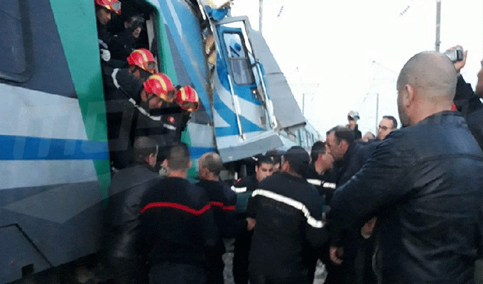 Tunisie: Un mort et 60 blessés dans la collision de deux trains