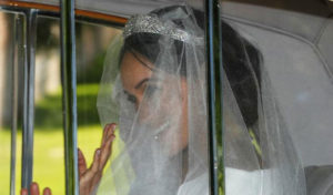 Grande-Bretagne : Meghan Markle arrive à la chapelle pour épouser Harry, photo