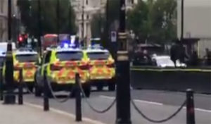 Londres : Un véhicule percute les barrières de sécurité du Parlement