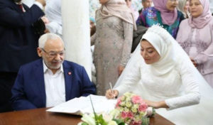 Tunisie : Rached Ghannouchi était le témoin au mariage de Sayida Ounissi