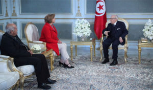 Tunisie : Béji Caïd Essebsi reçoit Basma Khalfaoui