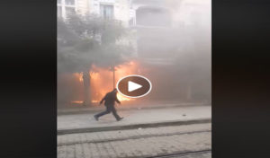 Tunisie – vidéo : Incendie à l’avenue de Paris