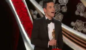USA : Rami Malek, oscar du meilleur acteur, remercie sa partenaire Lucy Boynton