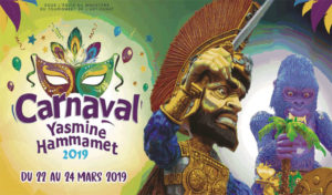 La 6ème édition du Carnaval Yasmine Hammamet du 22 au 24 mars 2019