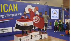 Championnat d’Afrique d’Haltérophilie (73 kg): Trois médailles d’or pour Karem Ben Hnia (photos)