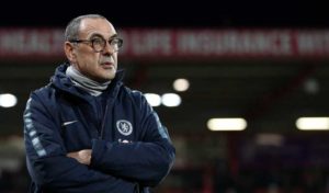 Ligue Europa: Sarri est “heureux” à Chelsea