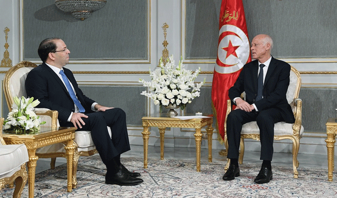 Tunisie : Le président de la République reçoit Youssef Chahed