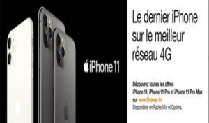 L’iPhone 11 disponible à partir du 22 Novembre chez Orange Tunisie