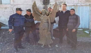 Tunisie – Tabarka : Découverte d’une statue de la vierge Marie en bronze