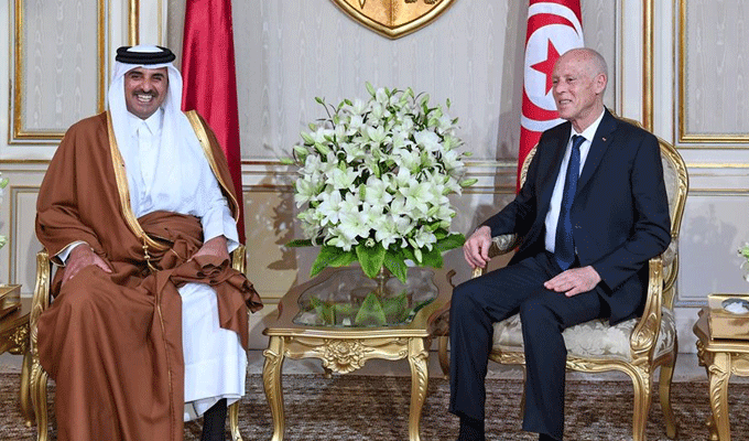 Entretien Kaïs Saïed-Tamim Ben Hamad Al-Thani