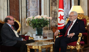 Tunisie : Ghannouchi reçoit le frère de Slahedine Caïd Essebsi