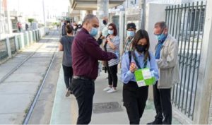 Tunisie: Distribution de bavettes dans les stations de la Transtu