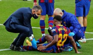 Championnat d’Espagne: Ansu Fati (FC Barcelone) opéré du genou et absent 4 mois