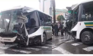Tunisie: 45 blessés dans la collision entre deux bus