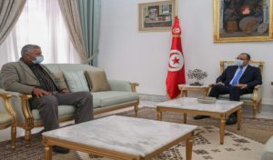 Tunisie : Hichem Mechichi reçoit Abdeldayem Dhibi