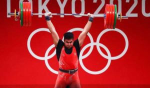 JO 2020 – Haltérophilie (-109 kg) : Aymen Bacha prend la première place du groupe B et