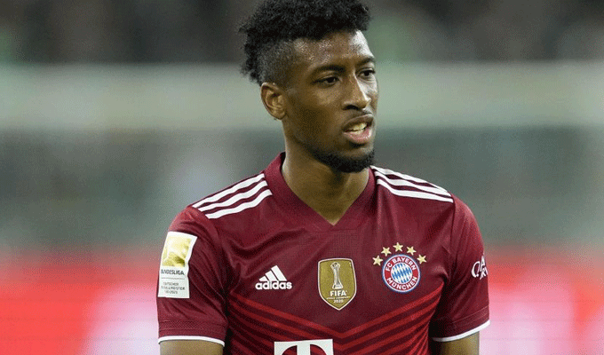 Bayern Munich: Opéré jeudi, Kingsley Coman indisponible 2 semaines (club)