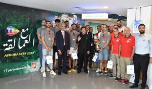 Tunisie Telecom fête le Sept National, champion d’Afrique de basketball !