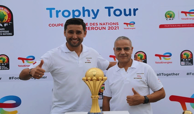 Trophy Tour : le passage de la Coupe d’Afrique des Nations TotalEnergies en Tunisie
