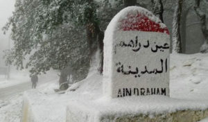 Tunisie : Ain Draham couvert d’un manteau de neige (photos)